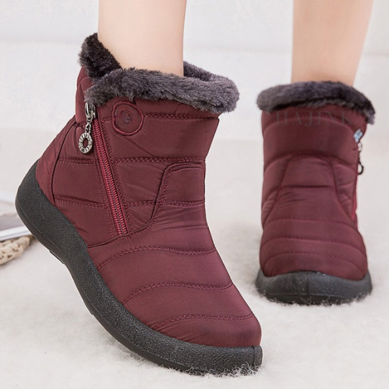 Waterproof Winter Zippier Ankle Boots