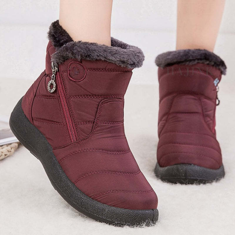 Waterproof Winter Zippier Ankle Boots