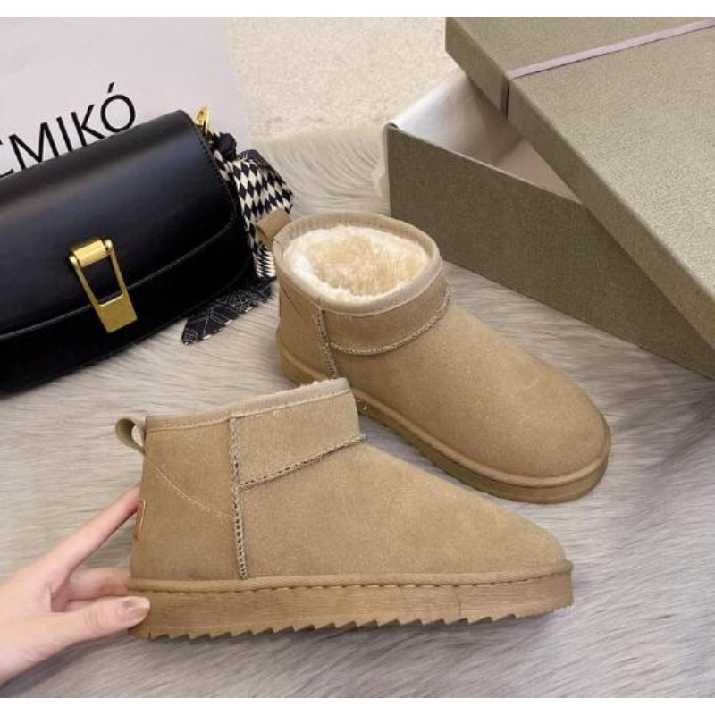 Winter Women Short Plush Warm Snow Boots