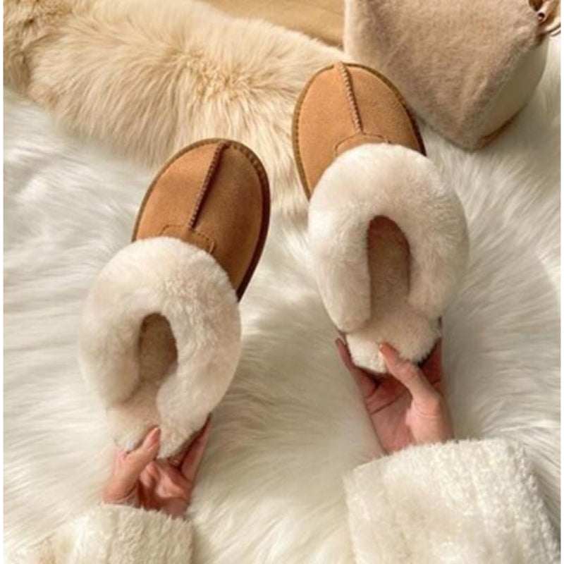 Short Plush Warm Snow Boots