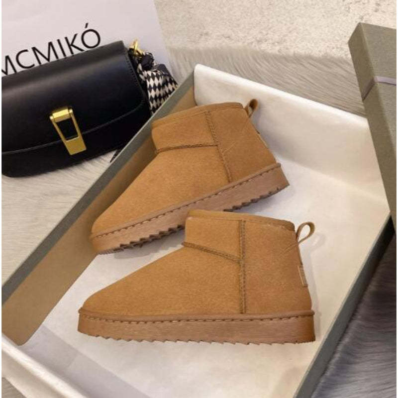 Short Plush Warm Snow Boots
