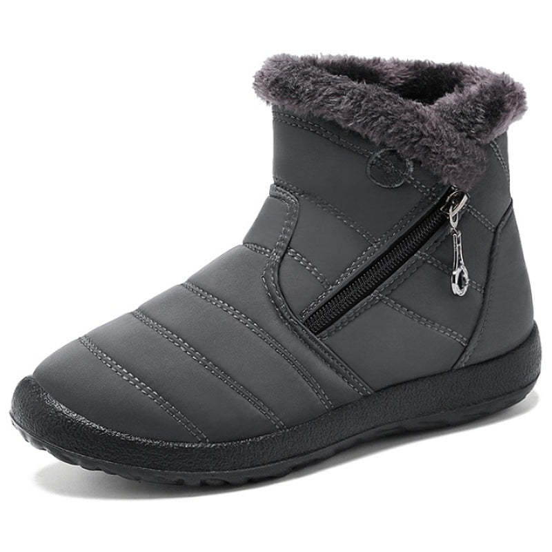 Women Waterproof Zippier Ankle Boots