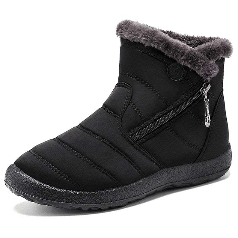 Women Waterproof Zippier Ankle Boots