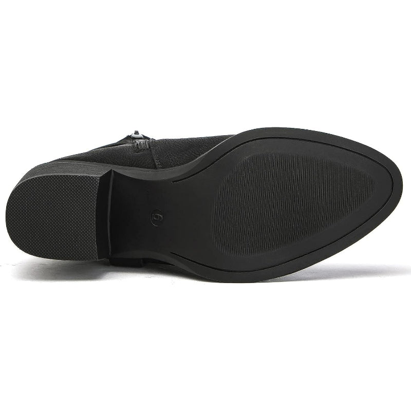 Zip Up Patterned Shaft Boots