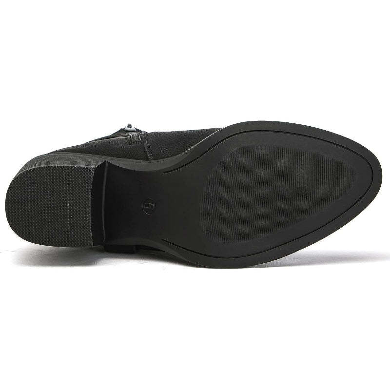 Zip Up Patterned Shaft Boots