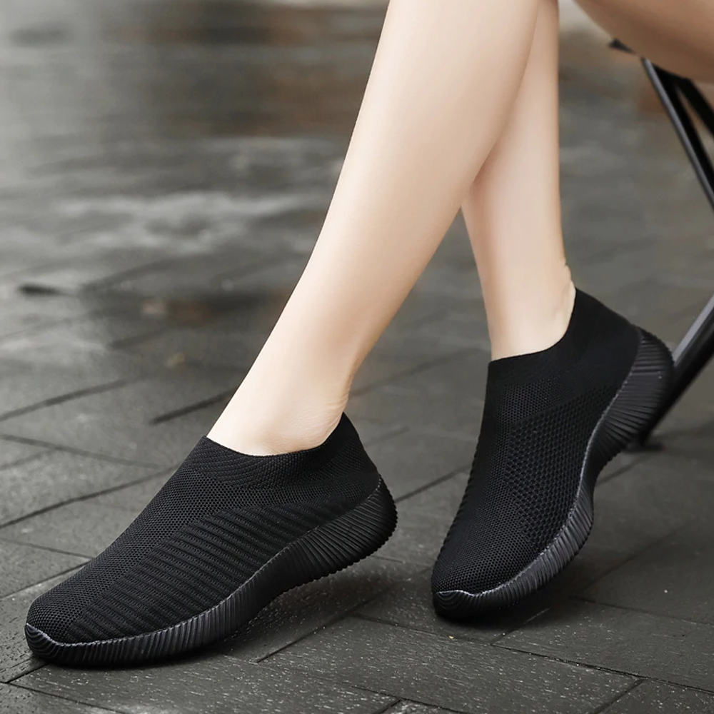 Comfy Flat Slip On Sneakers Vulcanized Shoes