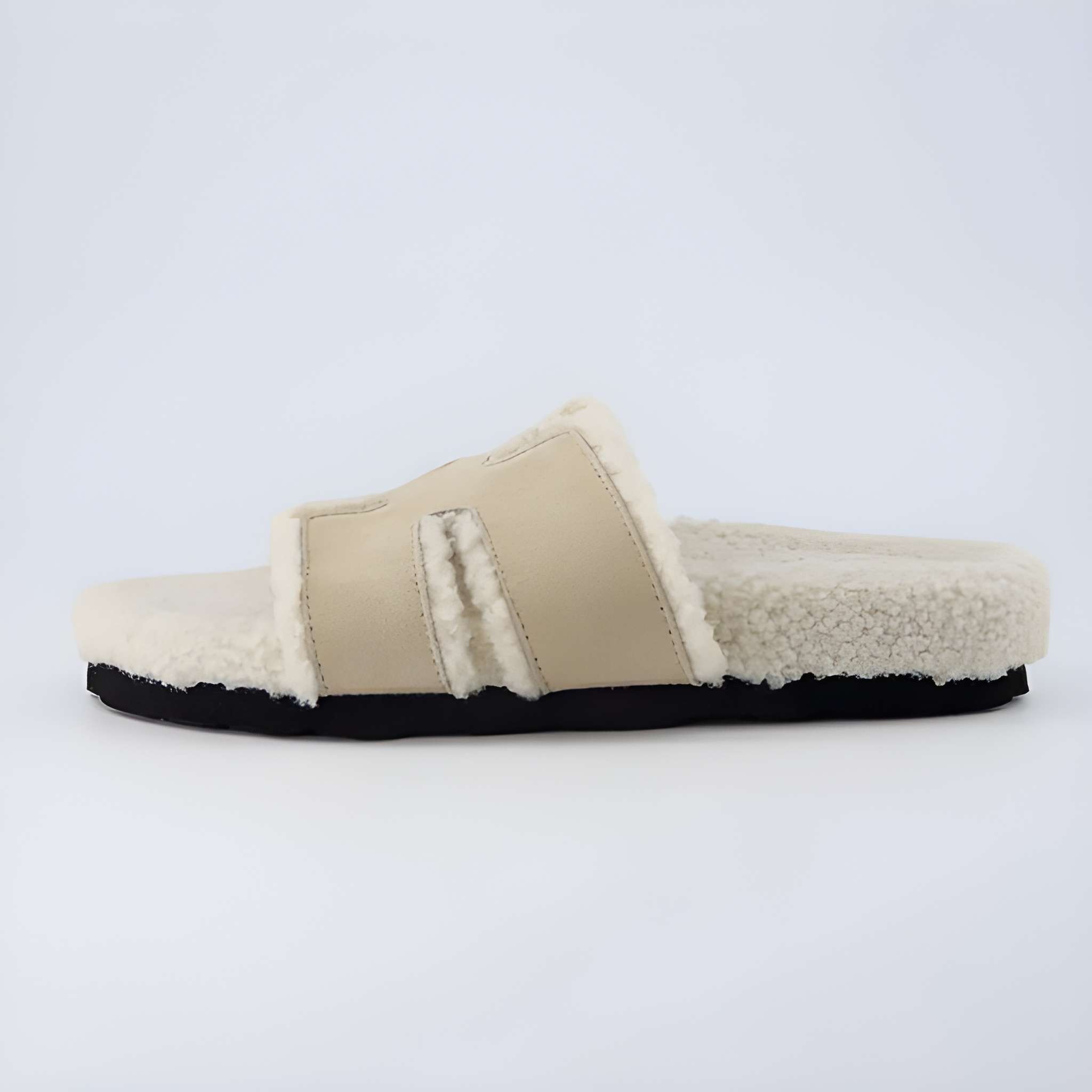 Cuddle Shearling Footbed Sandal For Women