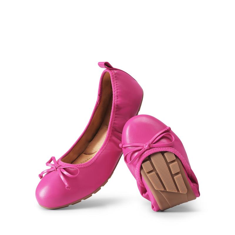 Flexible Foldable Ballet Flats with Elastic Band for Travel Wear