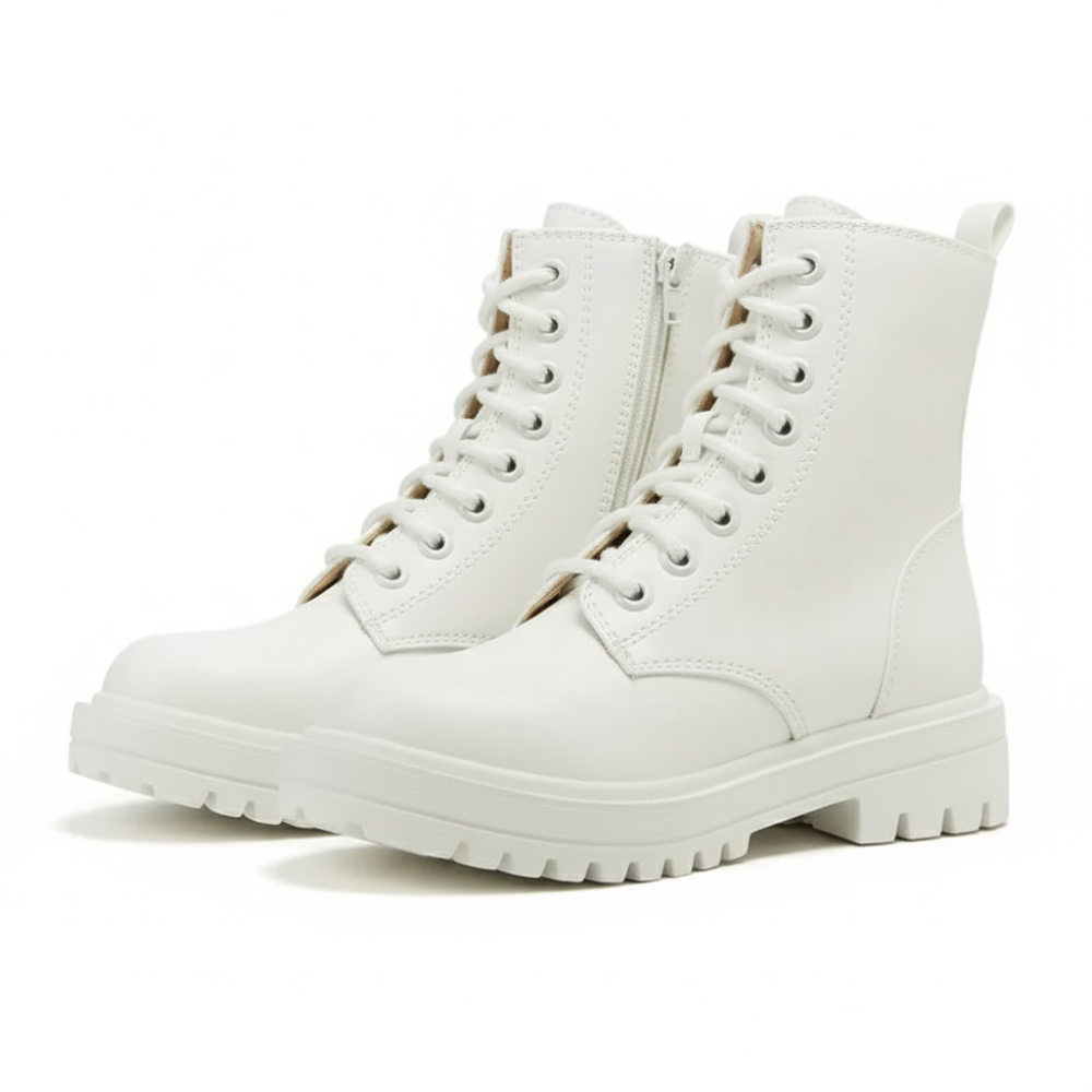 Lug Sole Lace Up Boots