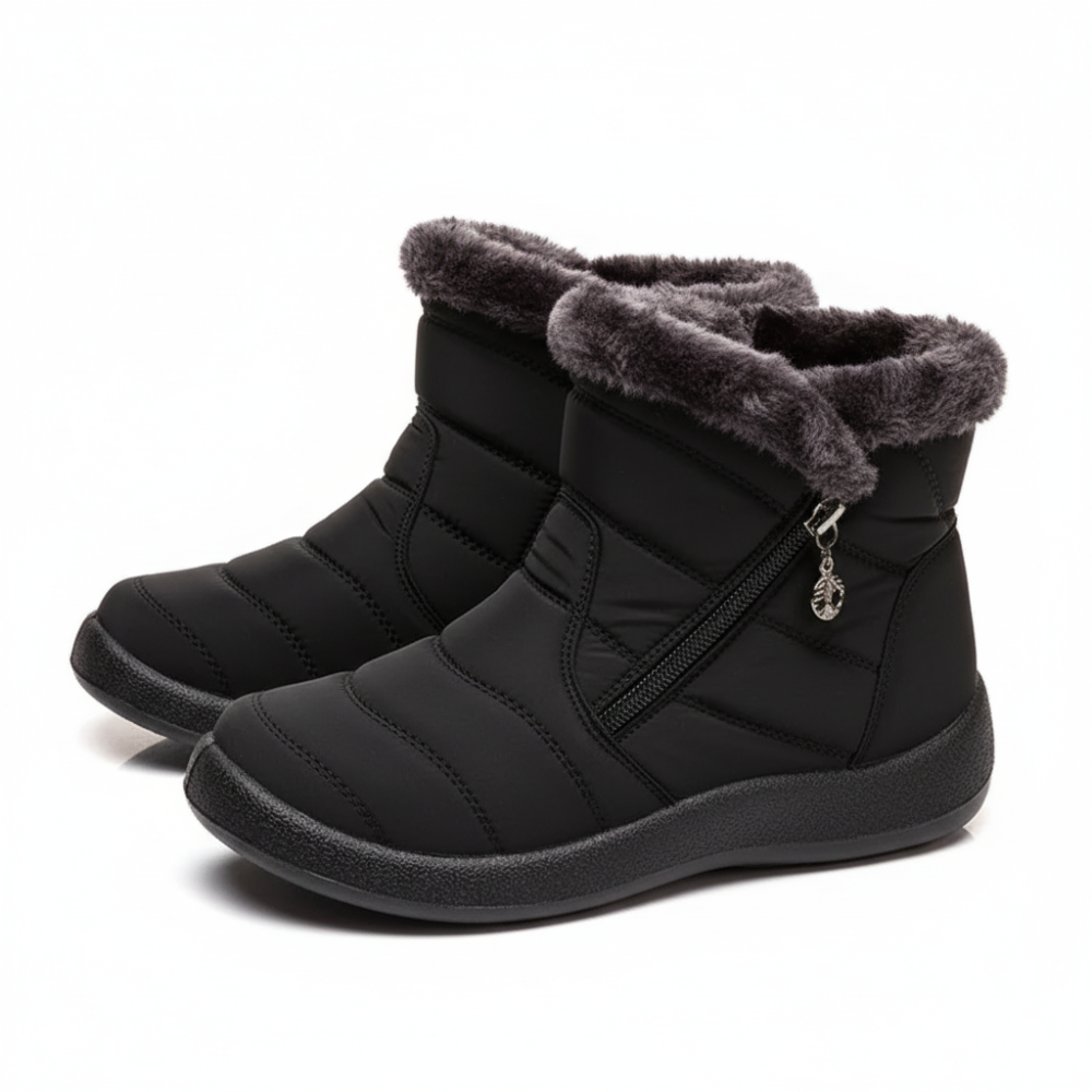 Solid Thick Bottom Ankle Boots