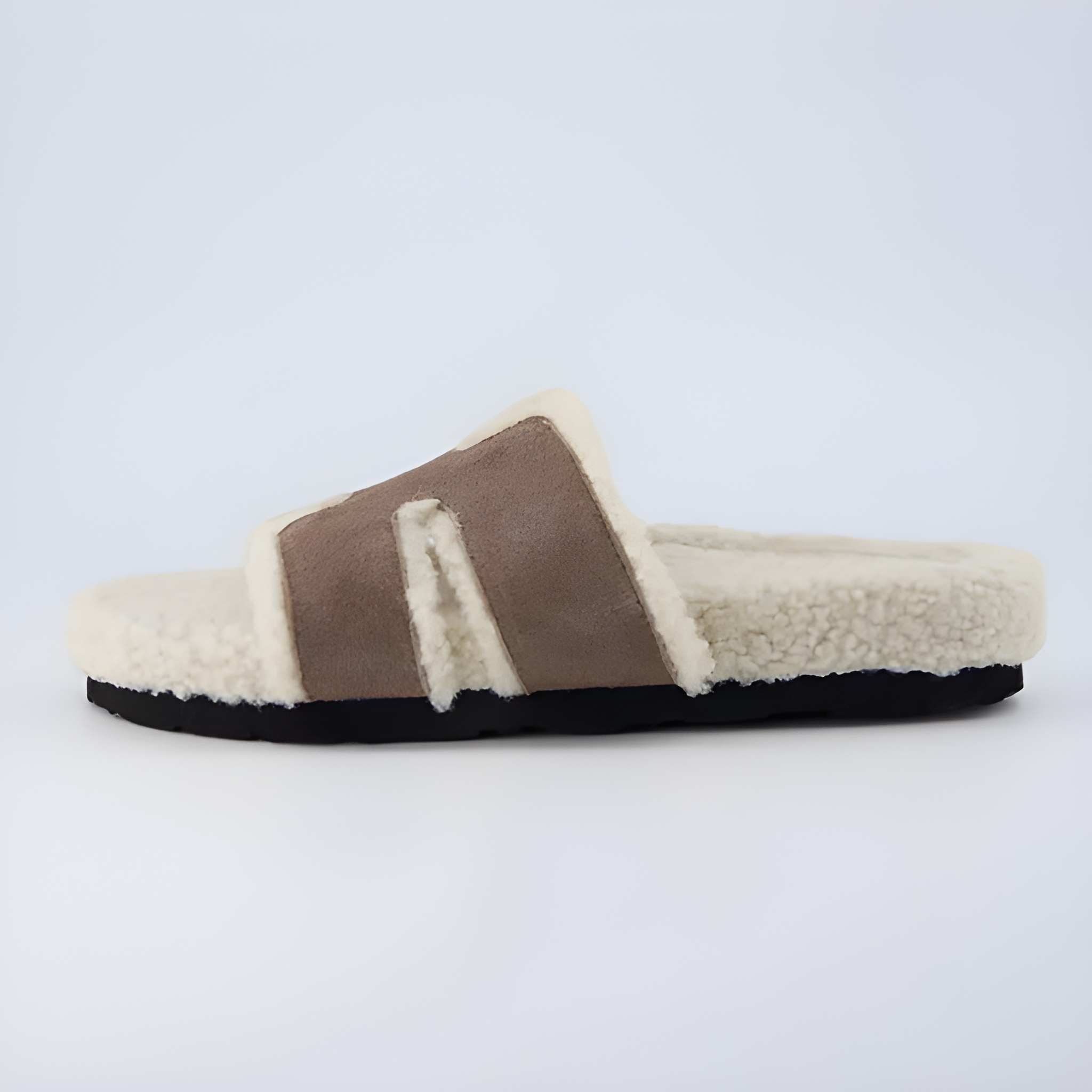 Cuddle Shearling Footbed Sandal For Women