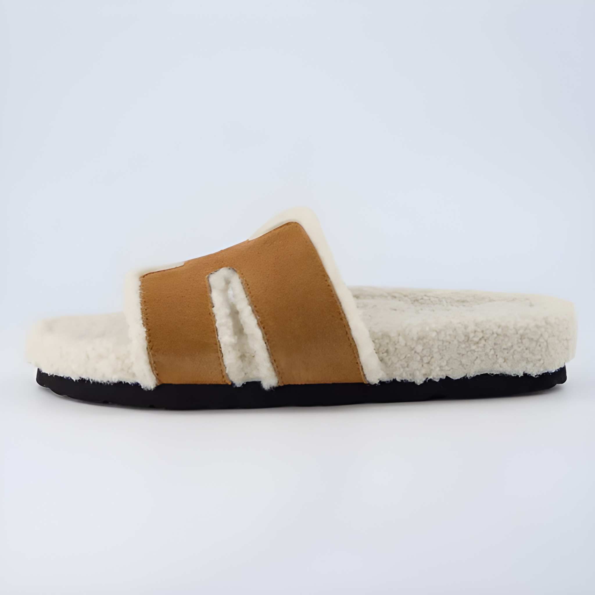 Cuddle Shearling Footbed Sandal For Women
