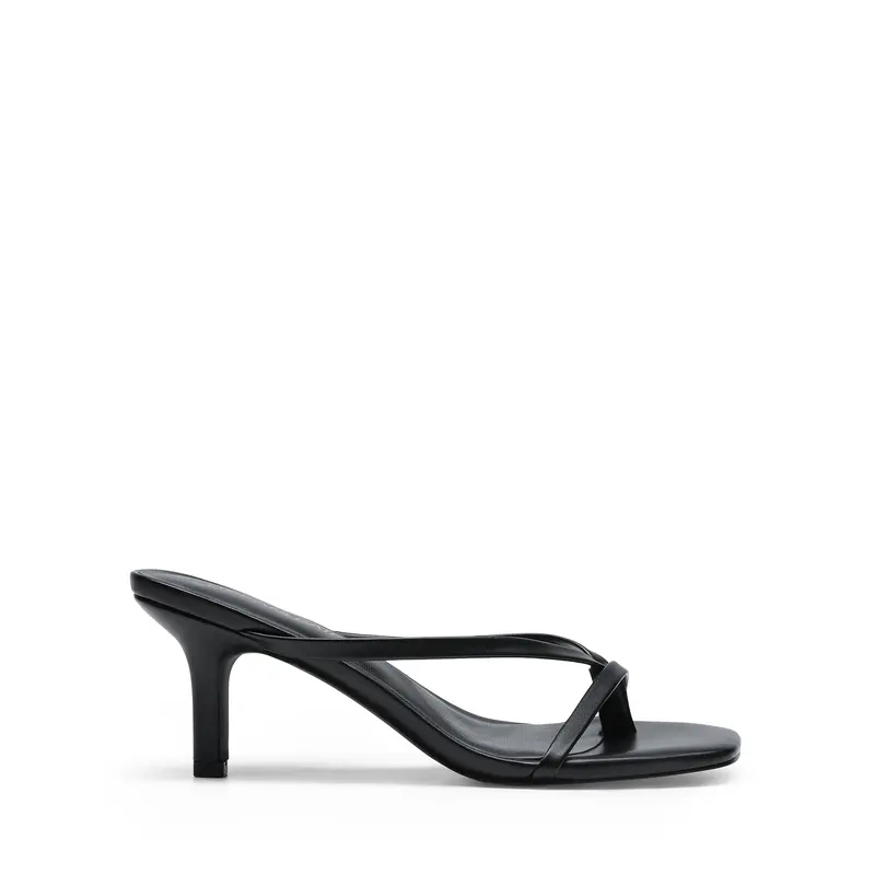 Square Front Slip On Sandals with Cushioned Design for Casual Wear for Women