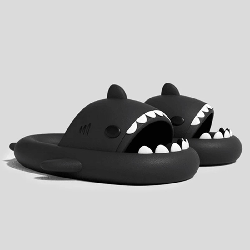 Shark Cloud Slides - Comfy Platform Shoes