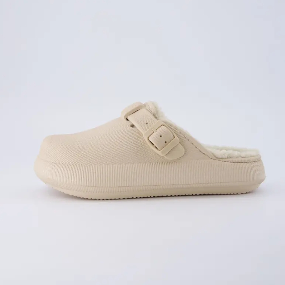 Women's Fable Fur Cozy Cloud Clogs - Soft and Squishy Pillow Slide Shearling Mules for Women