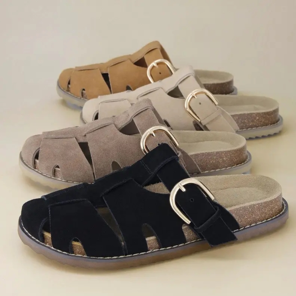 Women's Benson Suede Clogs - Soft and Smooth Genuine Suede