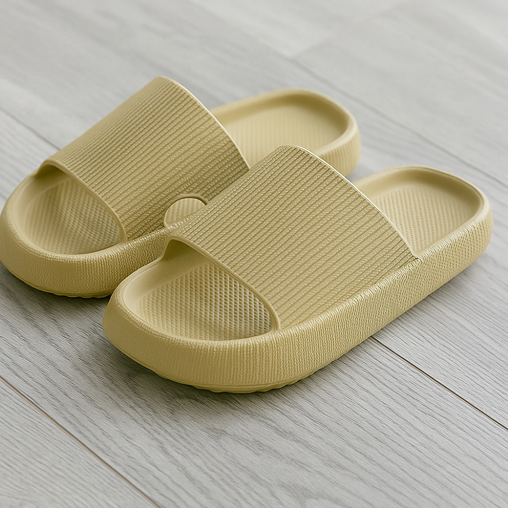 Pillow Slippers for Women and Men Non Slip Quick Drying Shower Slides 