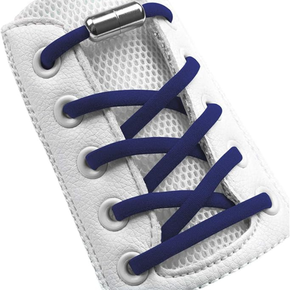 Half Round No Tie Elastic Stretch Tieless Shoelaces