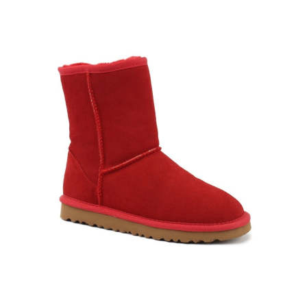 Ankle Winter Suede Snow Boots - Comfy Platform Shoes