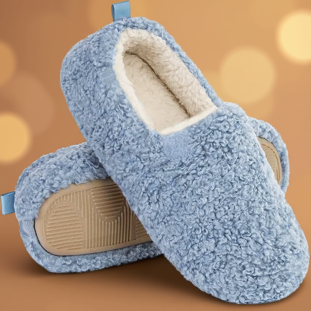 Cozy Polar Fleece Loafer Lightweight Foam Slippers