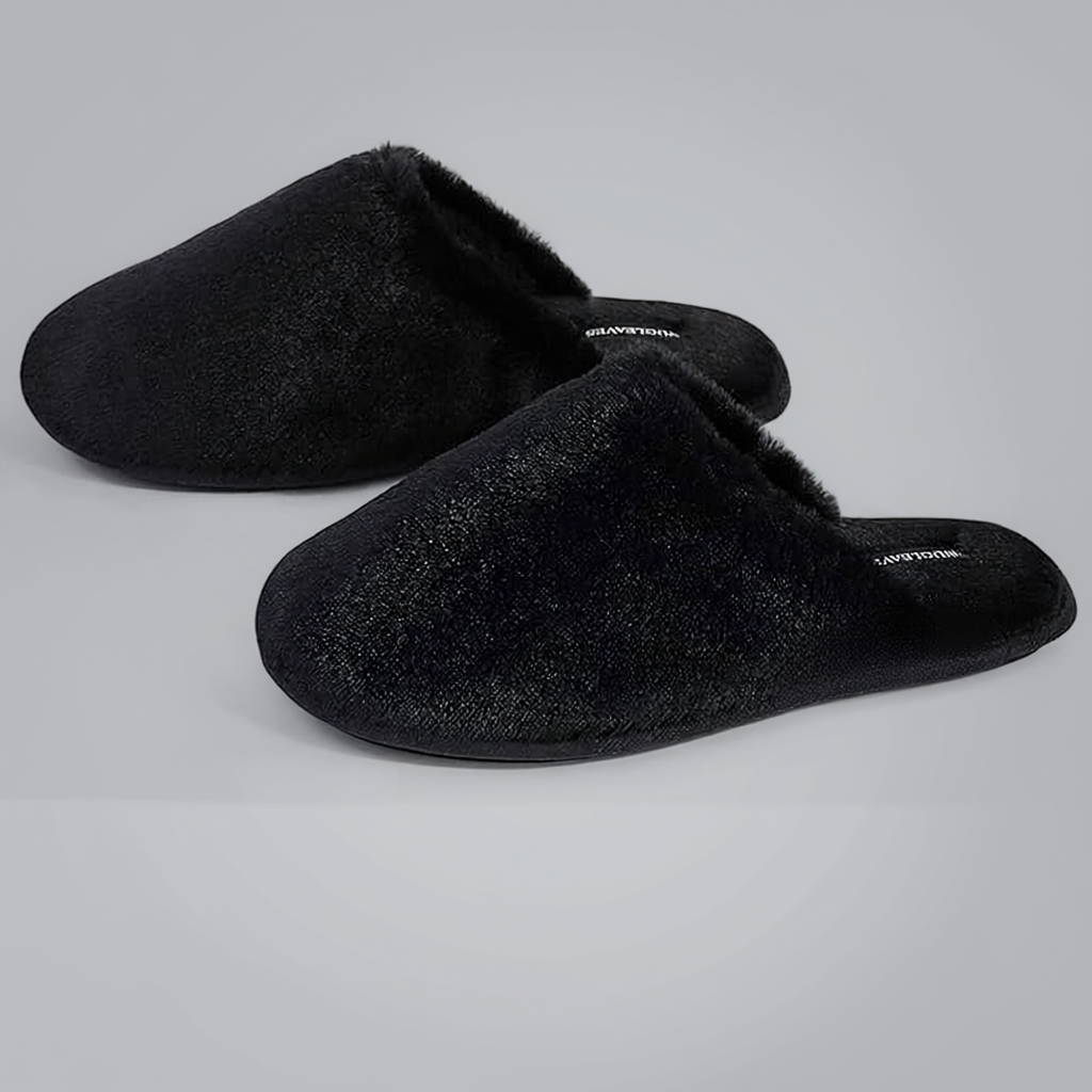 Comfy Women’s Fuzzy Memory Foam Scuff Slippers