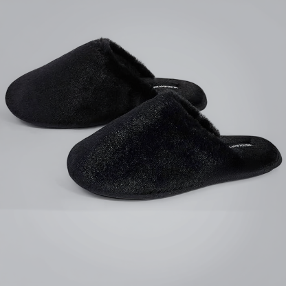 Comfy Women’s Fuzzy Memory Foam Scuff Slippers