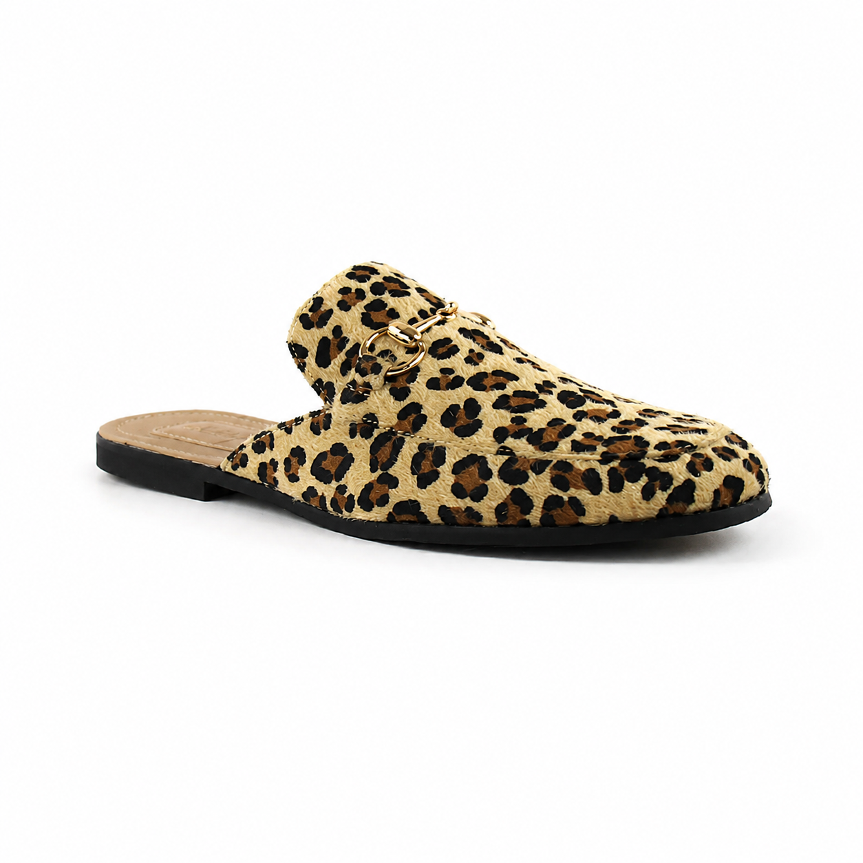 Casual Slip On Leopard Print With Buckle Loafers For Men