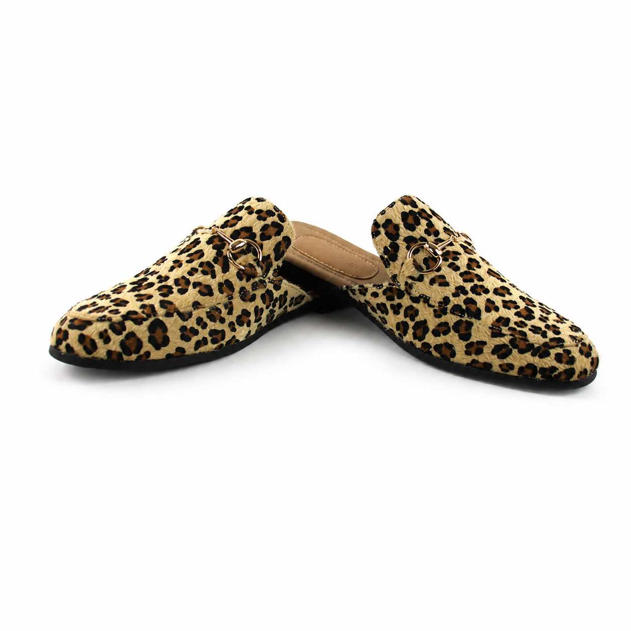 Casual Slip On Leopard Print With Buckle Loafers For Men