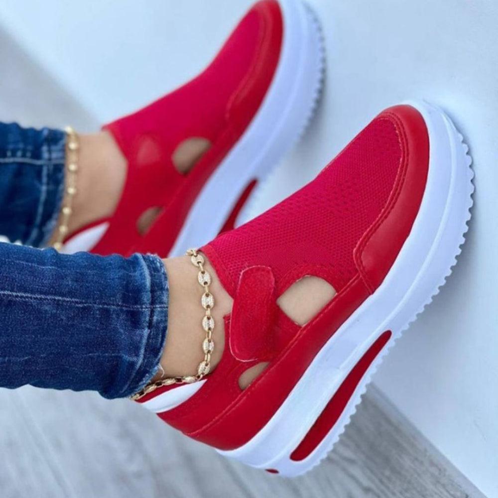 Fashion Casual Sport Shoes - Comfy Platform Shoes