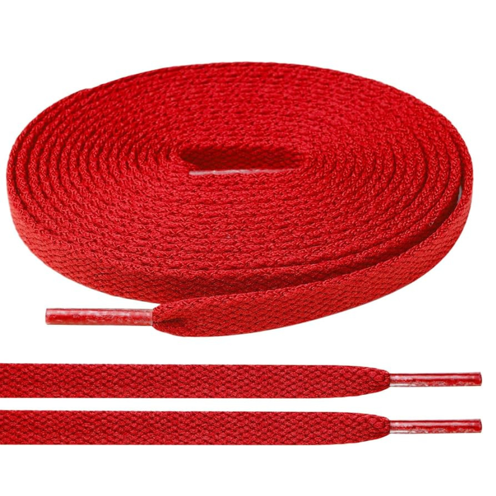 Pair of 2 Flat Shoelaces for Sneakers