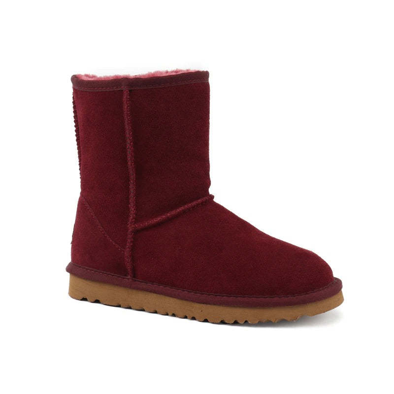 Ankle Winter Snow Boots - Comfy Platform Shoes