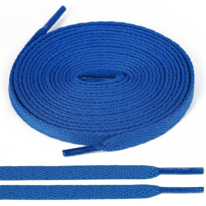 Pair of 2 Flat Shoelaces for Sneakers