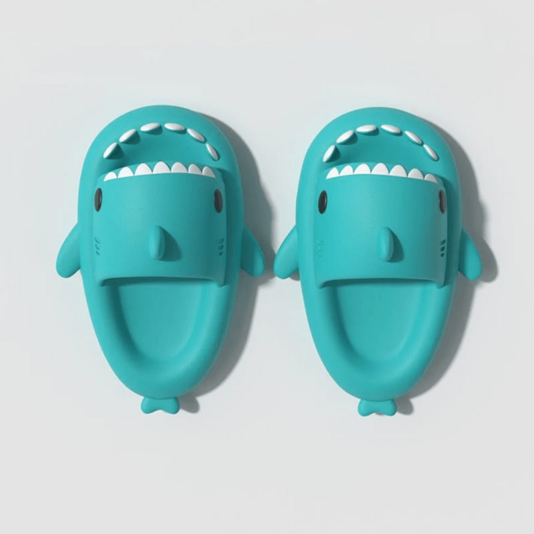 Shark Cloud Slides - Comfy Platform Shoes