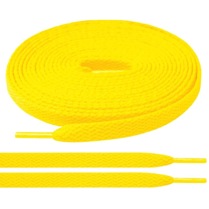 Pair of 2 Flat Shoelaces for Sneakers