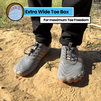 Copper Grounding Shoes For Men - Comfy Platform Shoes