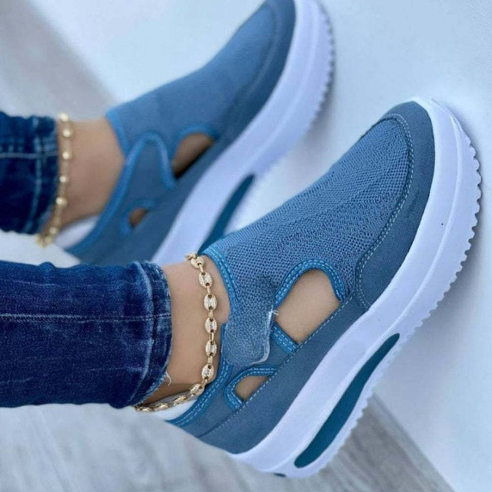 Fashion Casual Sport Shoes - Comfy Platform Shoes