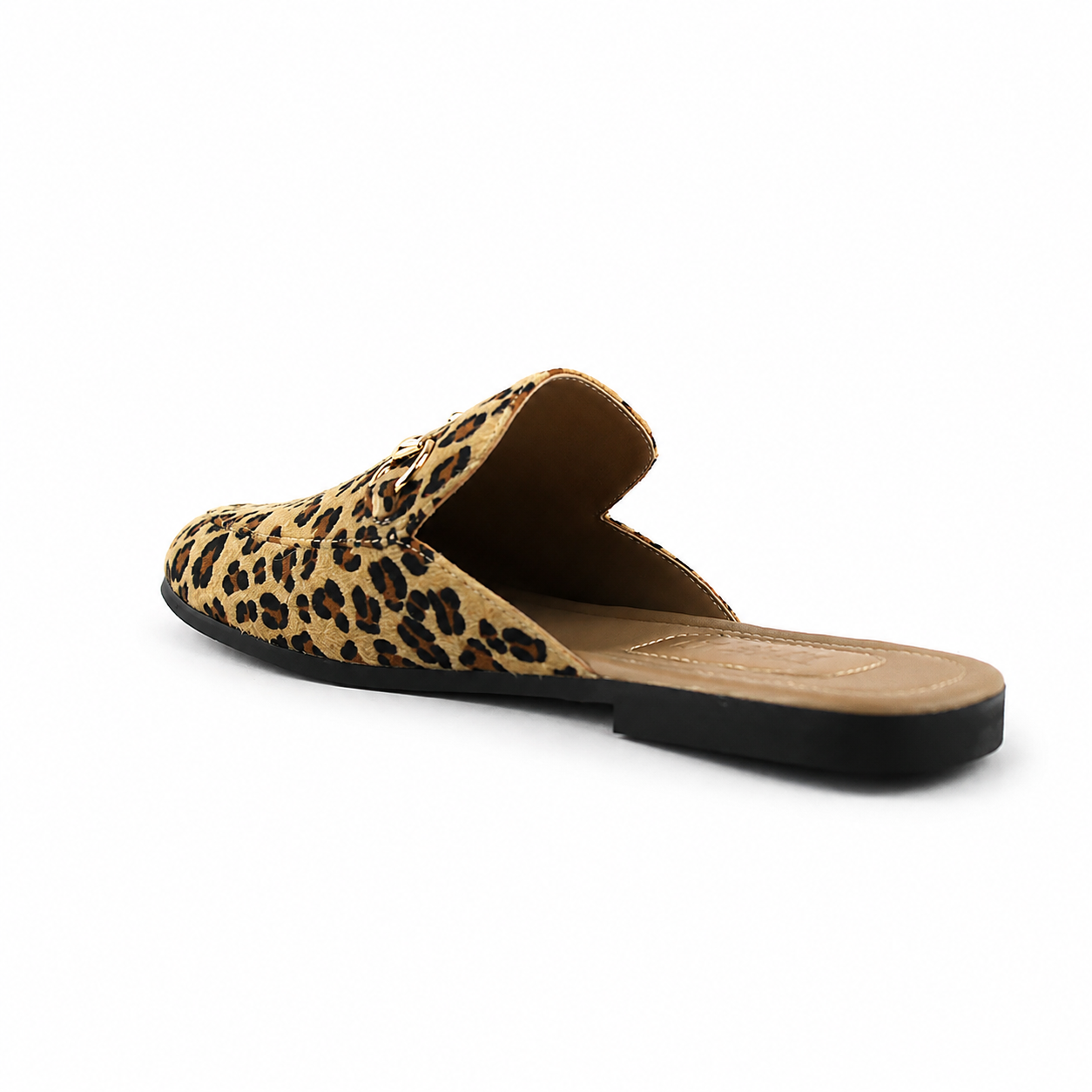 Casual Slip On Leopard Print With Buckle Loafers For Men