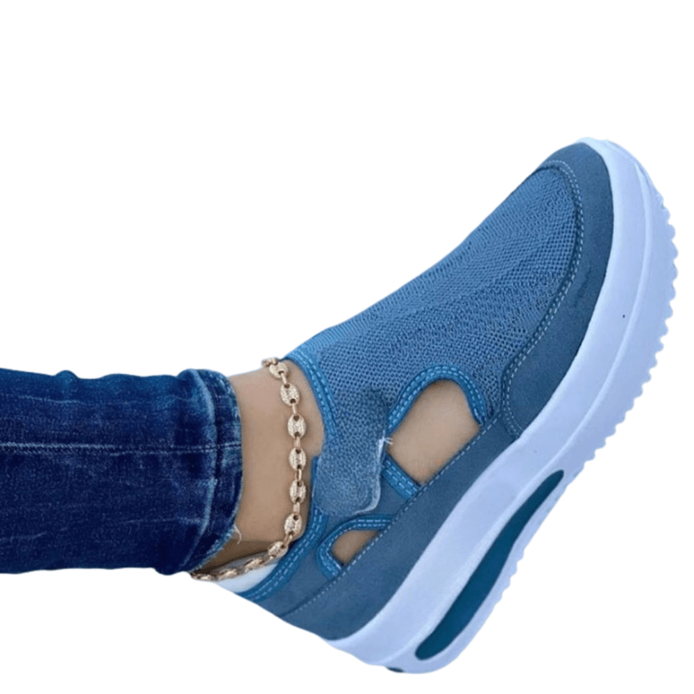 Fashion Casual Sport Shoes - Comfy Platform Shoes