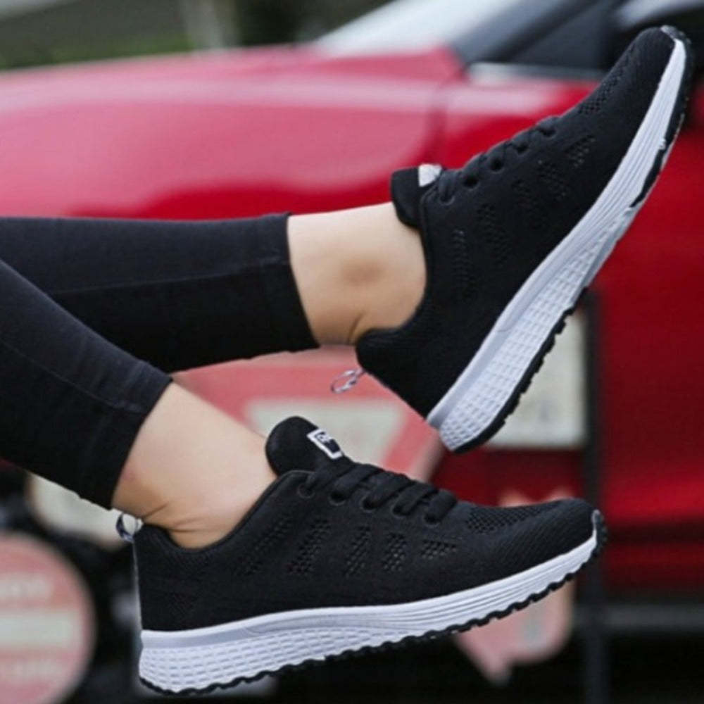 Sneakers Casual Shoes - Comfy Platform Shoes