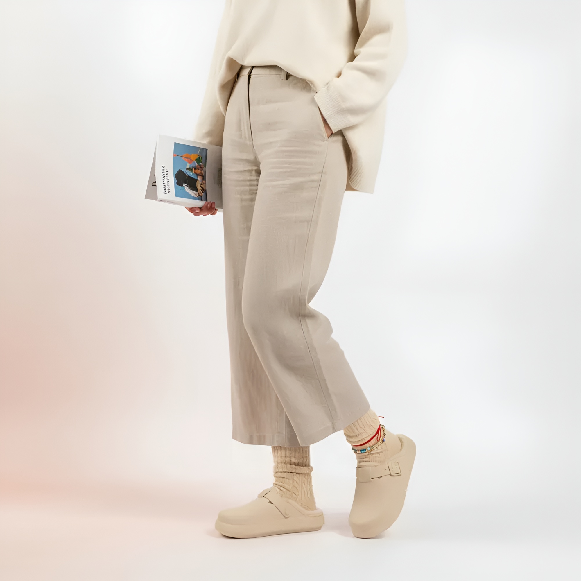 Women's Fable Fur Cozy Cloud Clogs - Soft and Squishy Pillow Slide Shearling Mules for Women