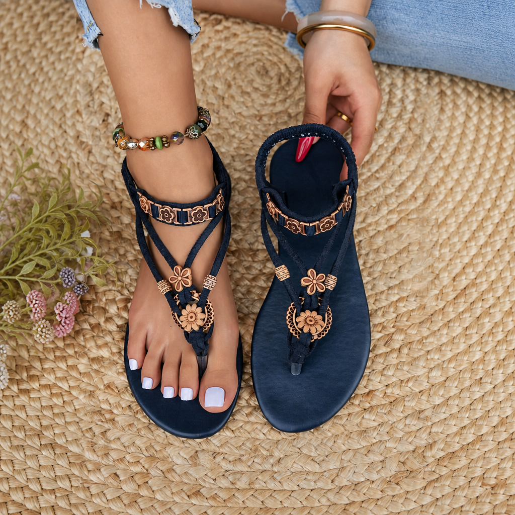Versatile Bohemian Style Flat Sandals For Women