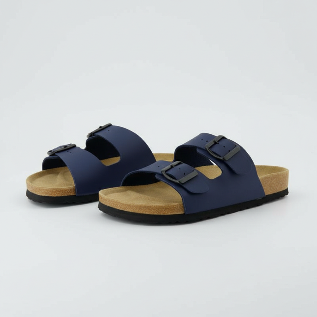 Lane Cork Footbed Sandal With Adjustable Buckles For Women