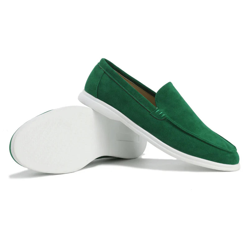 Casual Suede Loafers - Comfy Platform Shoes