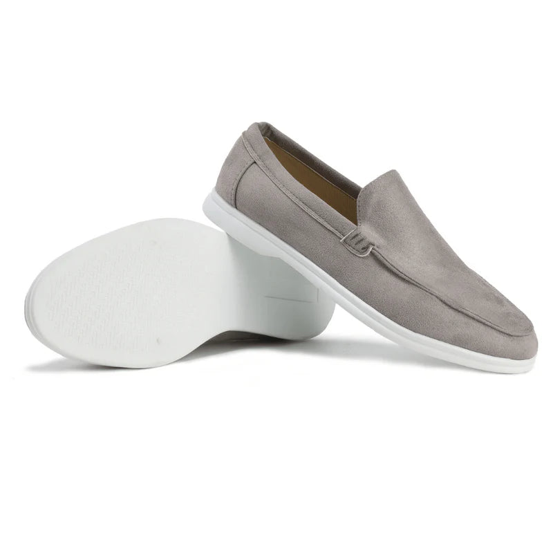 Casual Suede Loafers - Comfy Platform Shoes