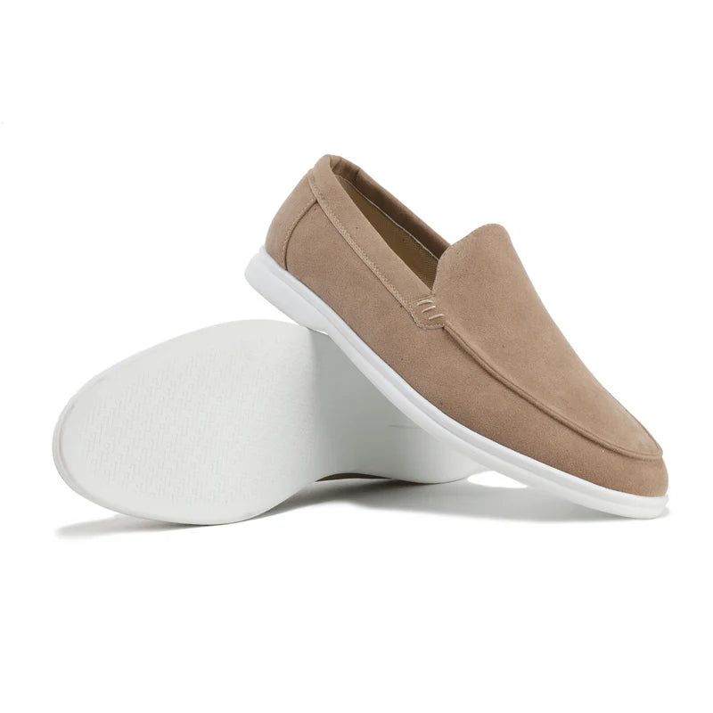 Casual Suede Loafers - Comfy Platform Shoes