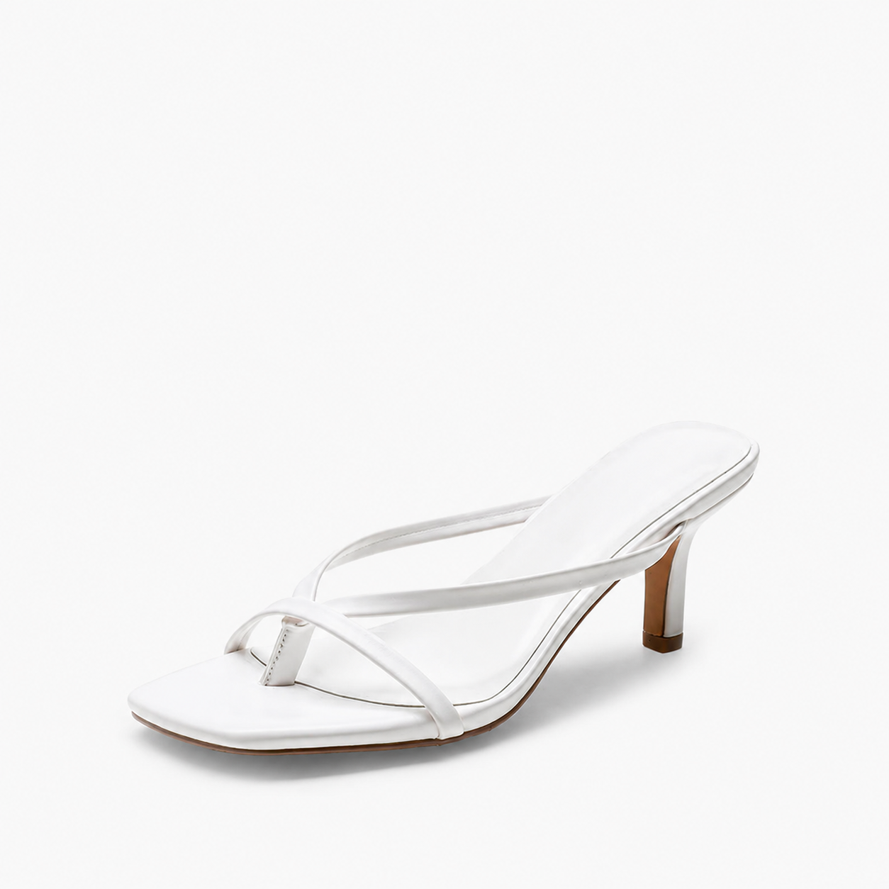 Square Front Slip On Sandals with Cushioned Design for Casual Wear for Women