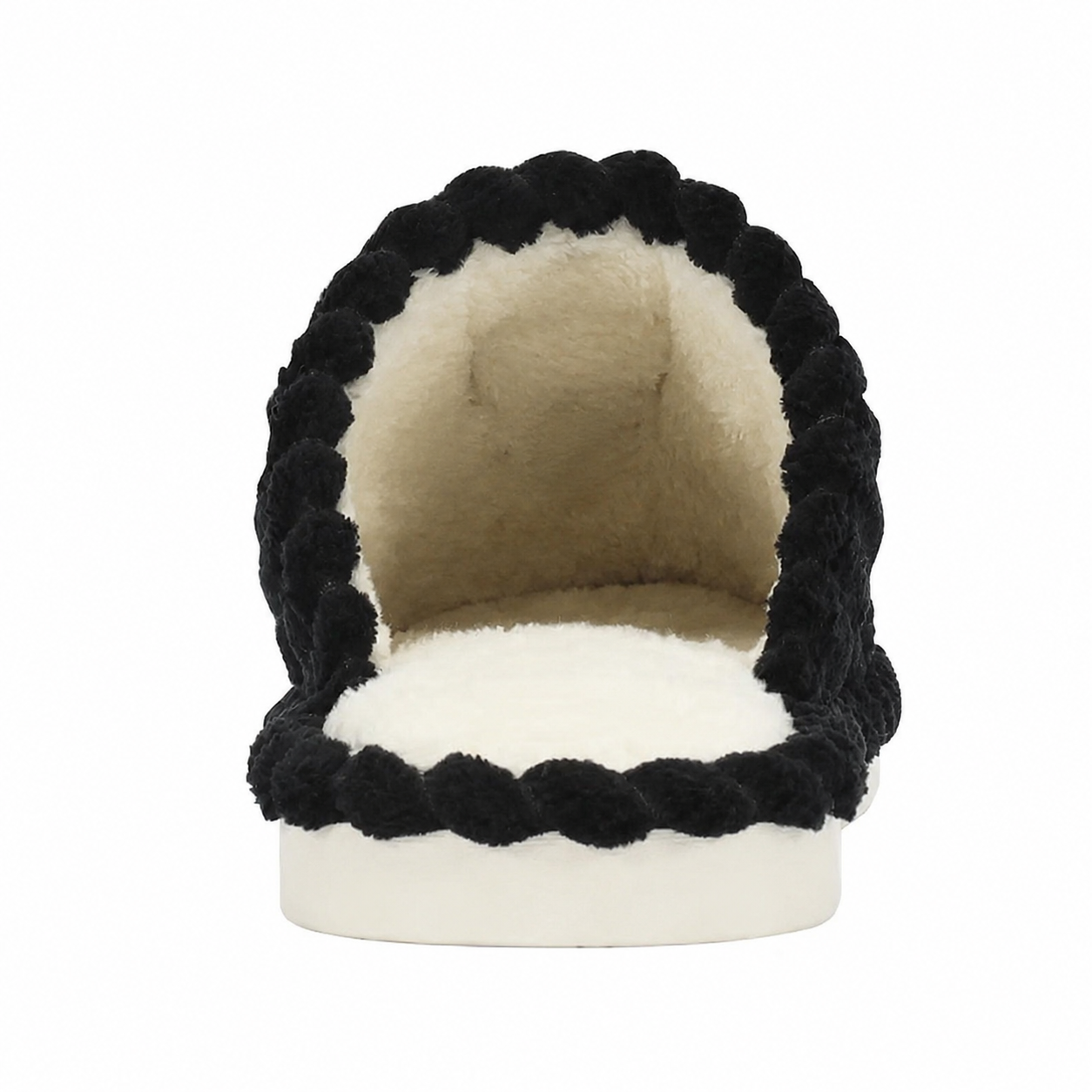 Thick Sole Indoor Outdoor Fur Slippers For Women