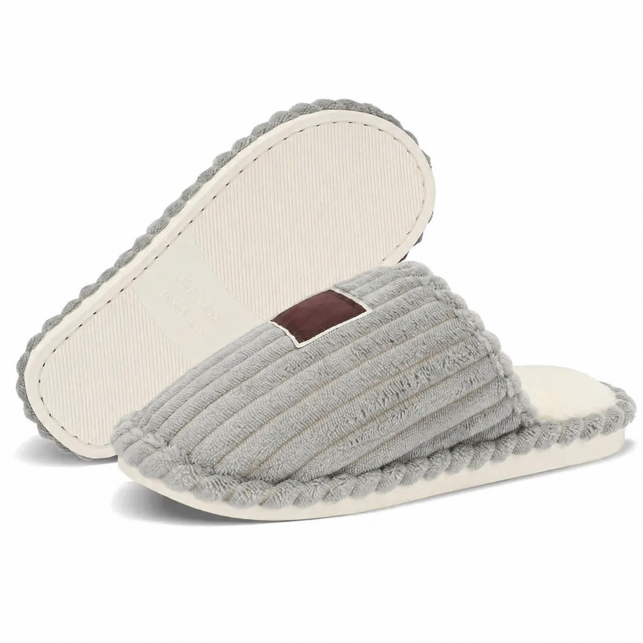 Thick Sole Indoor Outdoor Fur Slippers For Women