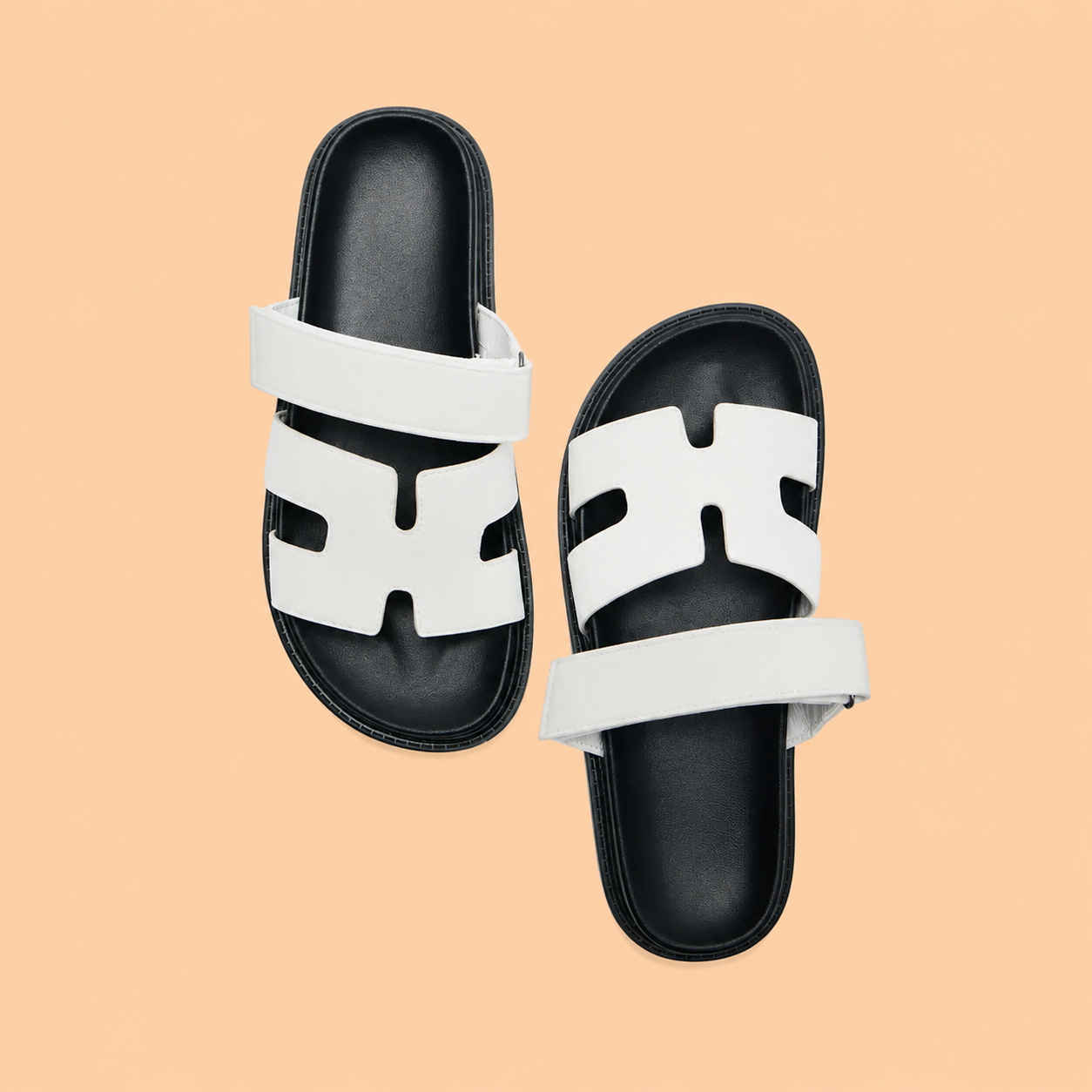 Wide Strap Flat Slide Sandals for Casual Summer Wear for Women