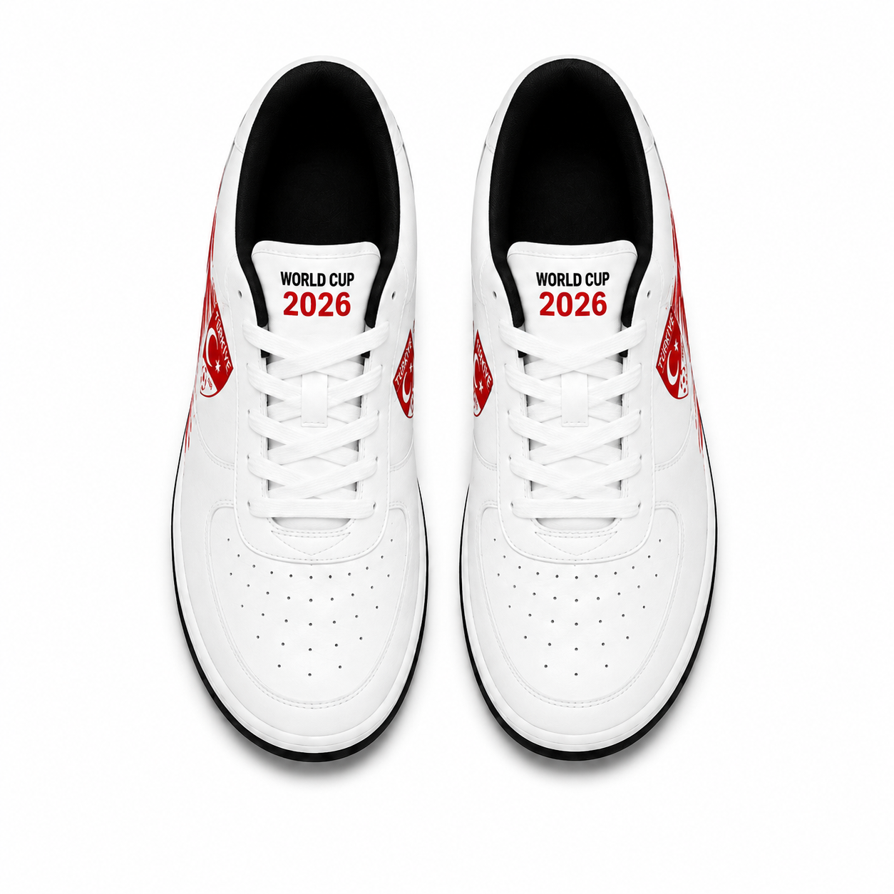 World Cup 2026 Turkey Football Fan Printed Shoes